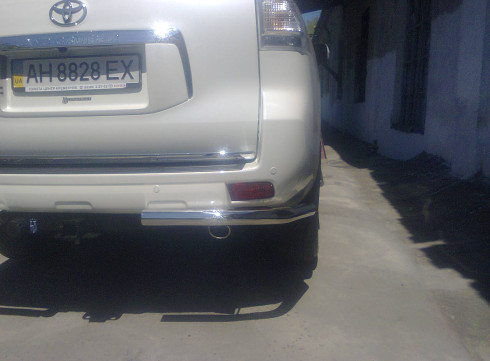 Защита заднего бампера для LEXUS GX 09+ Уголки одинарные от Tamsan фото