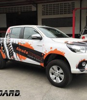 Выдвижные подножки с электроприводом Toyota Hilux 2015+ E-Board фото