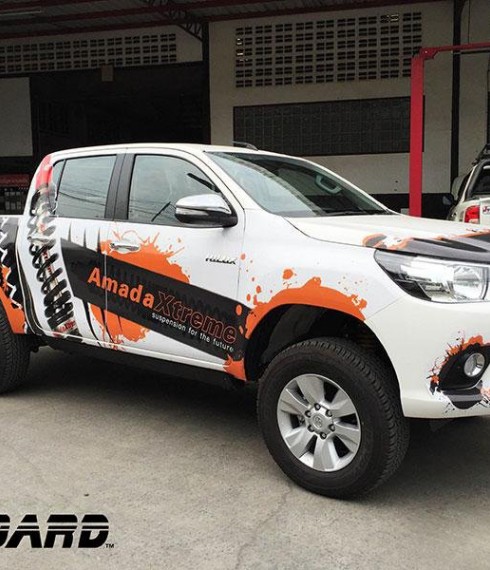 Выдвижные подножки с электроприводом Toyota Hilux 2015+ E-Board фото