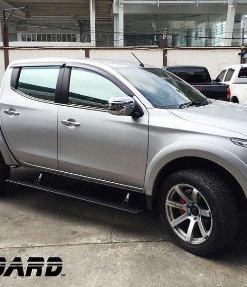 Выдвижные подножки с электроприводом Fiat Fullback 2015+ E-Board фото