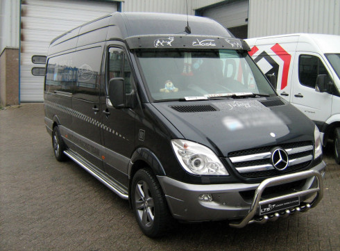 Подножки для MERCEDES-BENZ SPRINTER W906 06-18 порог листом от Tamsan фото