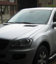 Подножки для MERCEDES-BENZ ML W 164 05-11 порог листом от Tamsan фото
