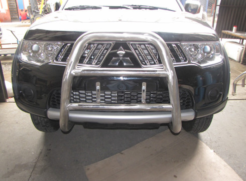 Кенгурятник для Mitsubishi L-200 12-15 Высокий от Tamsan фото
