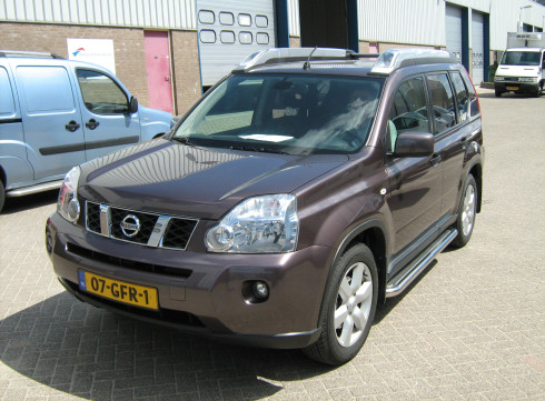 Защита бампера для Nissan X-Trail 2008-2014 Порог Листом фото