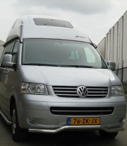 Труба одинарная (изогнутая) на Volkswagen T5 (Transporter) фото