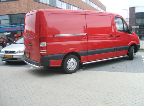 Подножки для MERCEDES-BENZ SPRINTER W906 06-18 порог трубой от Tamsan фото