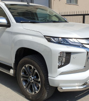 Защита переднего бампера для Mitsubishi L-200 19+ труба двойная от Tamsan фото