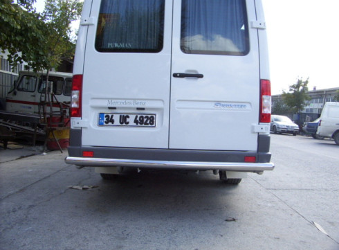 Защита заднего бампера для MERCEDES-BENZ SPRINTER W903 95-06 труба одинарная от Tamsan фото
