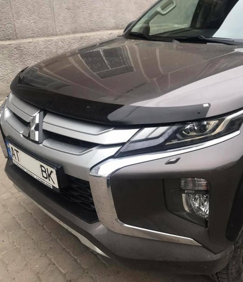 Дефлектор капота Mitsubishi L200 2019+ EGR фото