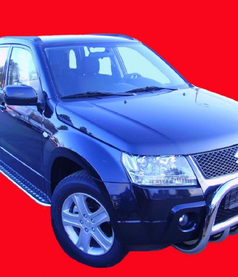 Пороги с листом (площадка) на Suzuki Grand Vitara UATUNING фото