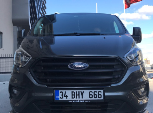 Защита переднего бампера для Ford Connect 18+ труба двойная от Tamsan фото