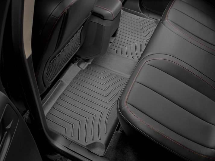 Ковры резиновые WeatherTech Chevrolet Equinox 2010-2017  задний черный фото