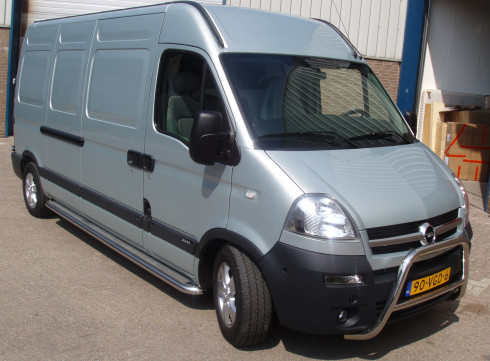 Подножки для Nissan Interstar 98-10 порог листом от Tamsan фото