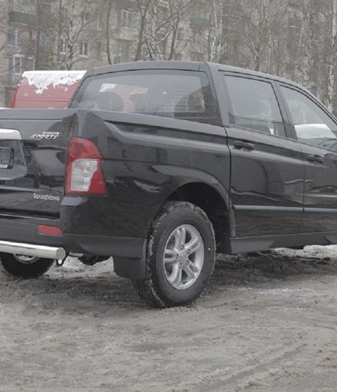 Дуга прямая на SsangYong Actyon Sports TAMSAN нержавейка фото