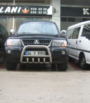 Кенгурятник для Mitsubishi Pajero Vagon 98-07 от Tamsan фото