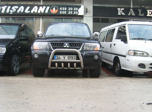 Кенгурятник для Mitsubishi Pajero Vagon 98-07 от Tamsan фото