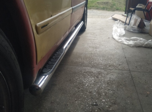 Подножки для Mercedes-Benz Vito 96-03 порог трубой от Tamsan фото
