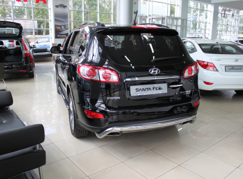 Защита заднего бампера для Hyundai Santa-Fe 06-12 ML от Tamsan фото
