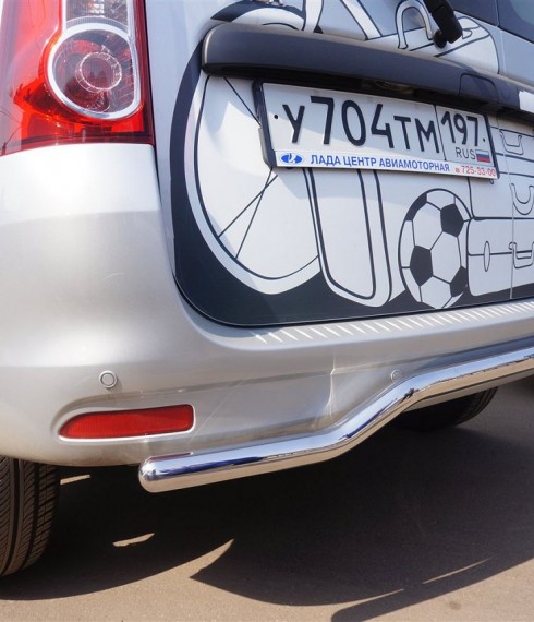 Защита заднего бампера на Renault Logan MCV  Волна (Чайка) TAMSAN фото