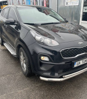 Защита переднего бампера для KIA Sportage 16-22 труба двойная от Tamsan фото
