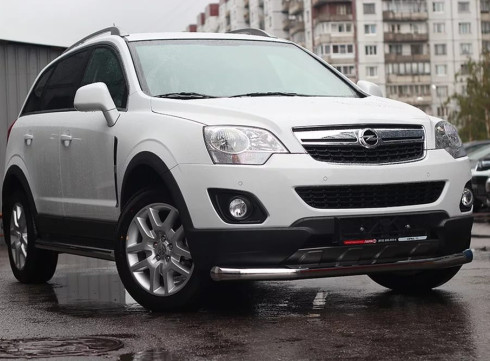 Защита бампера для Opel Antara 2006-2016 перед одинарный фото