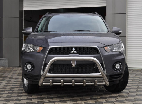 Кенгурятник для Mitsubishi Outlander XL 10-12 от турецкого производителя Tamsan фото