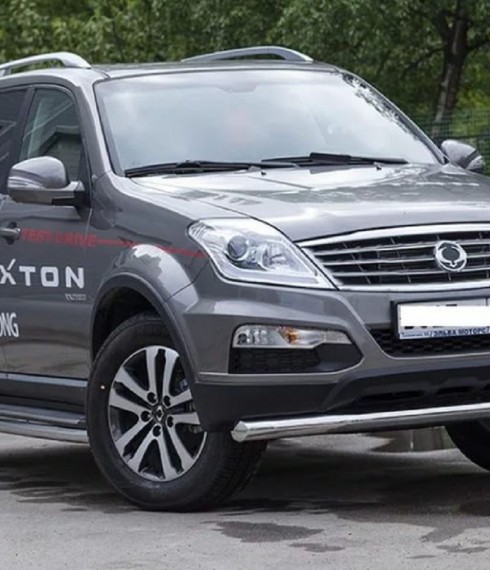 Труба одинарная на SsangYong Rexton W фото