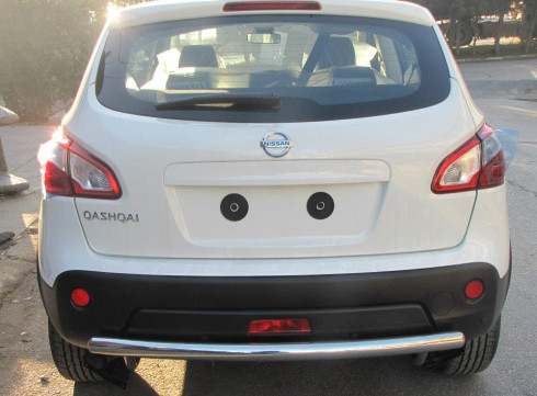 Защита заднего бампера для Nissan Qashqai 2006-2014 труба одинарная от Tamsan фото