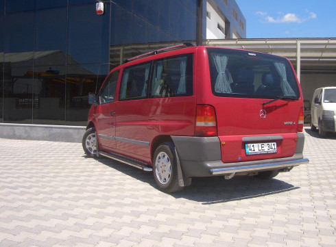 Защита заднего бампера для MERCEDES-BENZ VITO 96-03 труба одинарная от Tamsan фото
