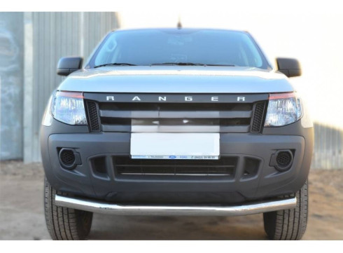 Защита переднего бампера для Ford Ranger 12-15 труба одинарная от Tamsan фото