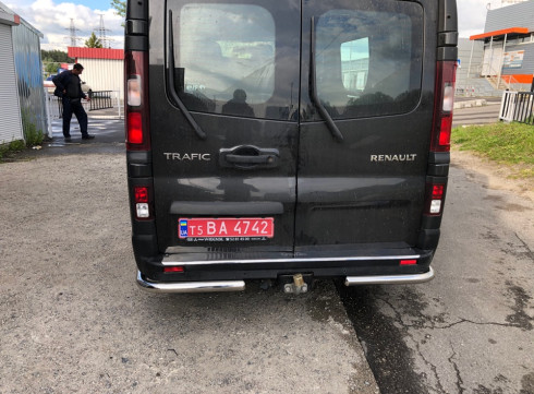 Защита заднего бампера для Nissan NV300 2016-2021 Уголки одинарные от Tamsan фото