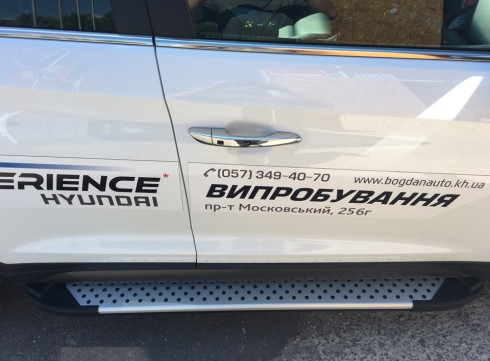 Подножки для Hyundai Tucson 21+ SOMA от Tamsan фото