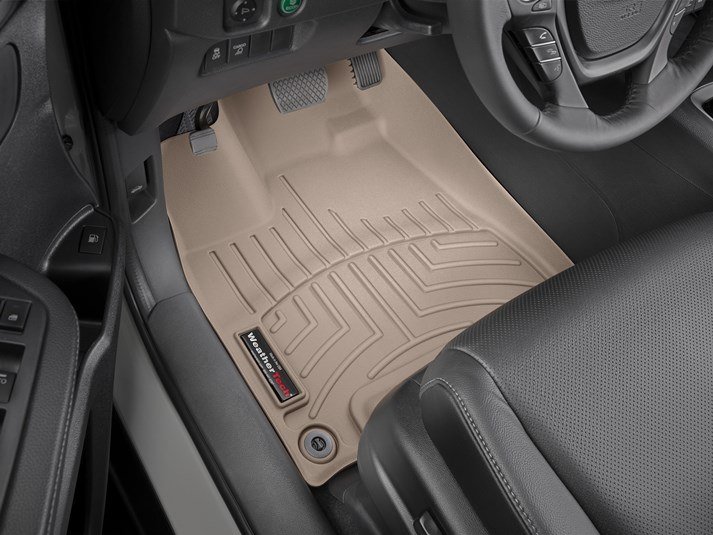 Ковры резиновые WeatherTech Honda Ridgeline 2017+ передние фото