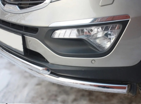Защита переднего бампера для KIA Sportege 10-15 труба двойная от Tamsan фото