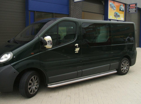 Подножки для Nissan NV300 2016-2021 порог листом от Tamsan фото