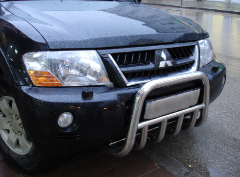 Кенгурятник для Mitsubishi Pajero Vagon 98-07 от Tamsan фото
