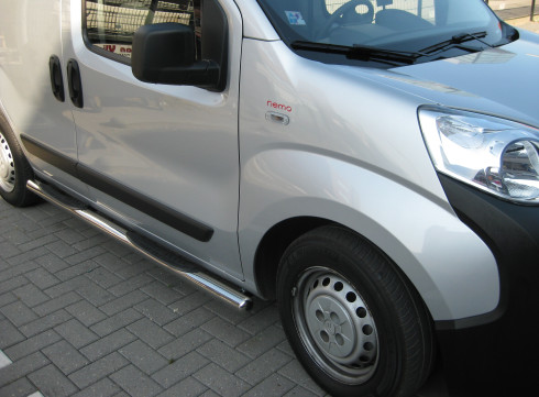 Подножки для Fiat Fiorino 07+ труба от Tamsan фото