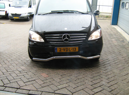 Защита переднего бампера для Mercedes-Benz Vito 03-10 Чайка от Tamsan фото