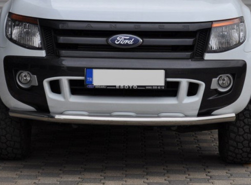 Защита переднего бампера для Ford Ranger 12-15 труба одинарная от Tamsan фото