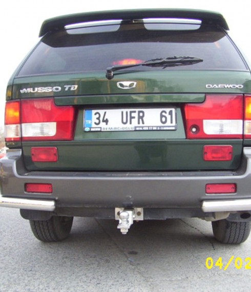 Уголки одинарные на SsangYong Musso фото