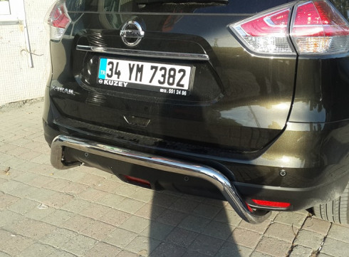 Защита заднего бампера для Nissan X-Trail 2014-2021 ML от Tamsan фото