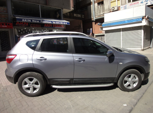 Подножки для Nissan Qashqai+2 2008-2014 Элегант от Tamsan фото