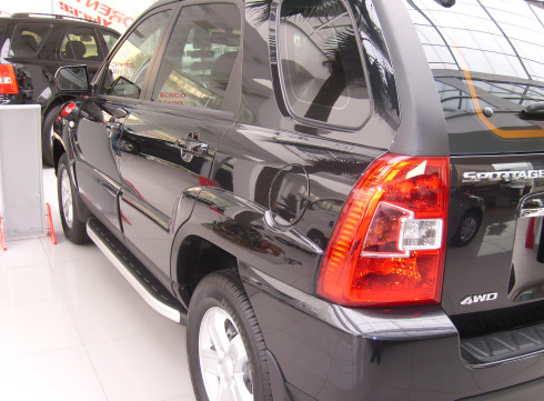 Подножки для KIA Sportege 04-10 Елегант от Tamsan фото