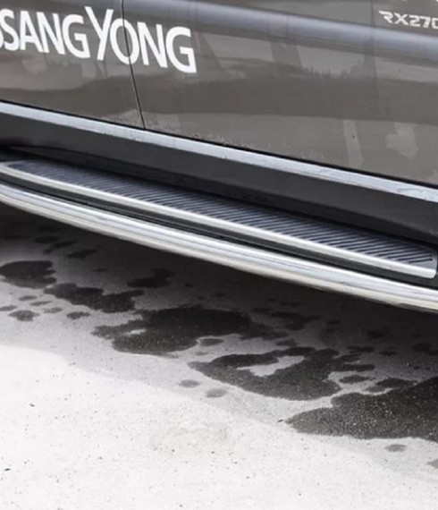 Подпорожники на SsangYong Rexton W фото