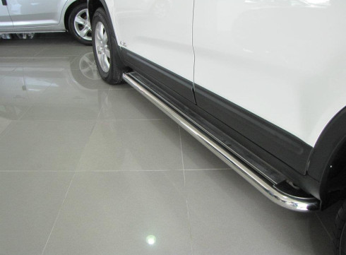 Подножки для KIA Sorento 10-14 порог листом от Tamsan фото