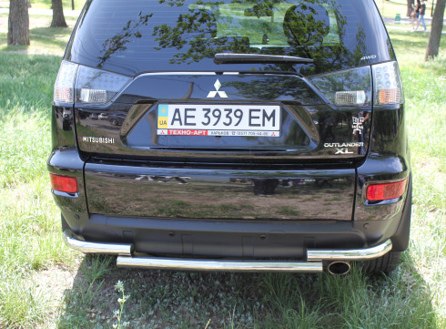 Защита заднего бампера для Mitsubishi Outlander XL 10-12 Чайка от Tamsan фото