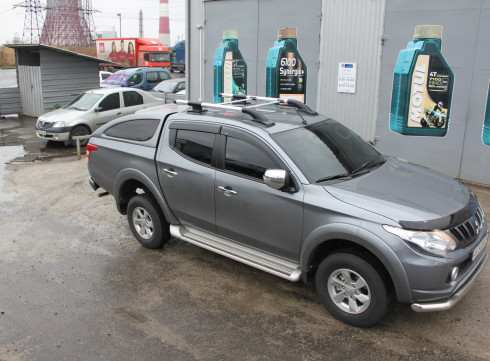 Рейлинги для Mitsubishi L-200 15-19 Pick-up от CAN Coruma фото