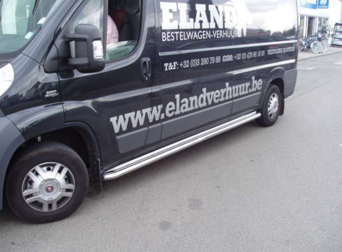 Подножки для Fiat Ducato 07+ порог листом от Tamsan фото
