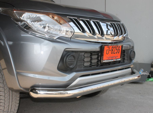 Защита переднего бампера для Mitsubishi L-200 15-19 труба одинарная от Tamsan фото