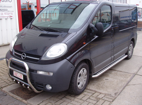 Подножки для Nissan Primastar 2002-2015 порог листом от Tamsan фото